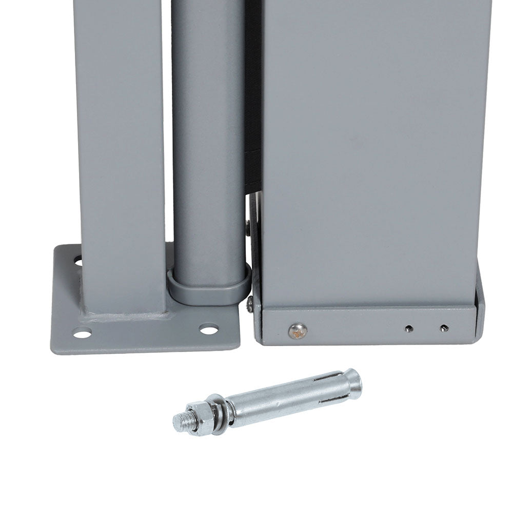 Instahut Retractable Side Awning 1×3m – Grey