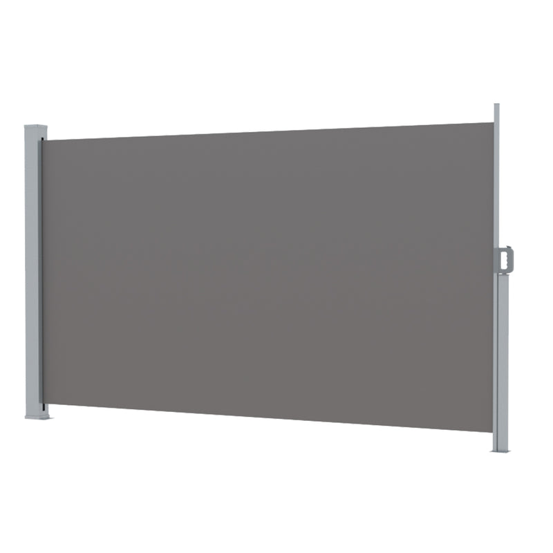 Instahut Retractable Side Awning 1.8×3m – Grey