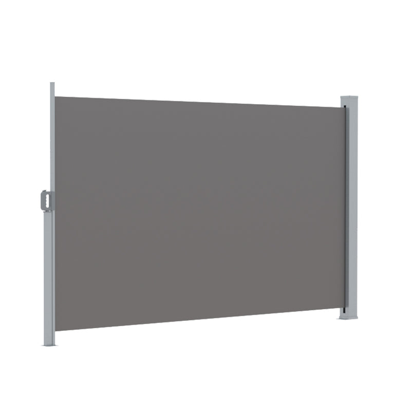 Instahut Retractable Side Awning 1.8×3m – Grey