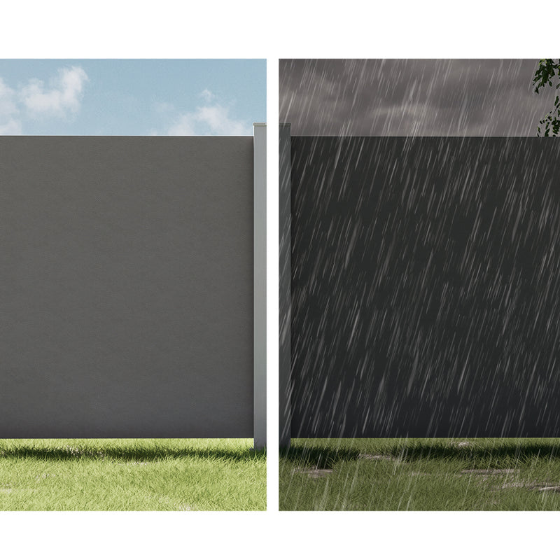 Instahut Retractable Side Awning 1.8×3m – Grey