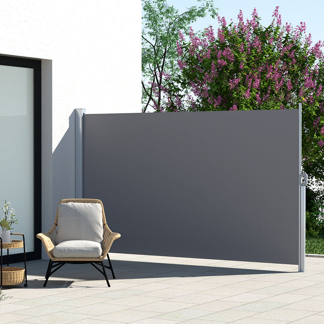 Instahut Retractable Side Awning 2×3m – Grey