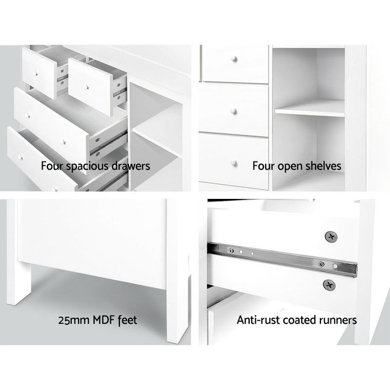 Baby Nursery Diaper Station Cabinet
