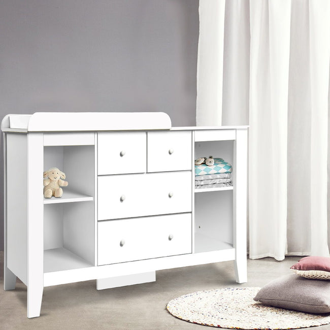 Baby Nursery Diaper Station Cabinet