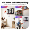 Everfit 43" Wall-Mount Basketball Hoop Backboard Indoor Outdoor Black