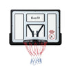 Everfit 43" Wall Mount Basketball Hoop &amp; Backboard Black/White