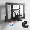 Everfit 43" Wall Mount Basketball Hoop &amp; Backboard Black/White