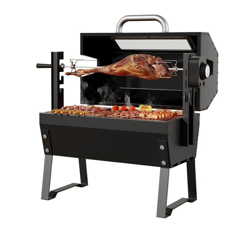 Grillz Charcoal Electric Smoker Roaster