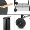 Grillz 2-In-1 Offset Smoker BBQ