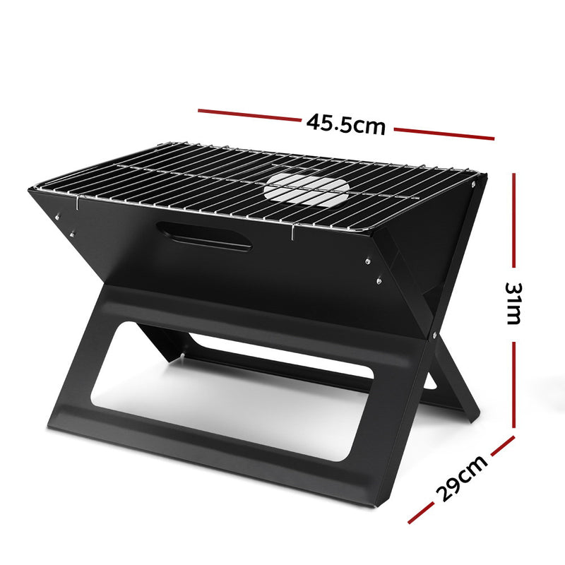 GRILLZ Foldable Charcoal BBQ Smoker