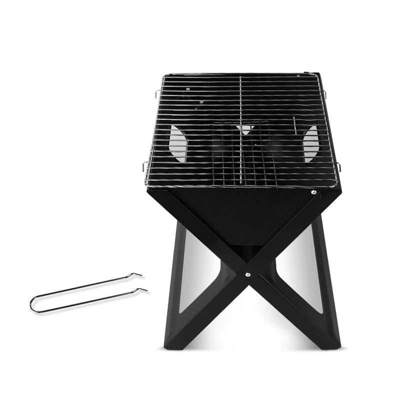 GRILLZ Foldable Charcoal BBQ Smoker