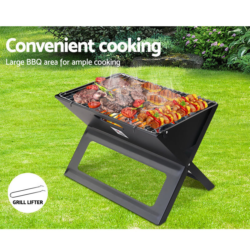 GRILLZ Foldable Charcoal BBQ Smoker