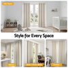 Artiss Blockout Curtains 2 Pack 132x213cm – Thermal Insulated Eyelet Drapes Beige