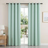 Artiss Blockout Curtains 2 Pack 132x213cm – Thermal Insulated Eyelet Drapes Green