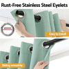 Artiss Blockout Curtains 2 Pack 132x213cm – Thermal Insulated Eyelet Drapes Green