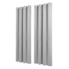 Artiss Blockout Curtains 2 Pack 132x213cm – Thermal Insulated Eyelet Drapes Grey