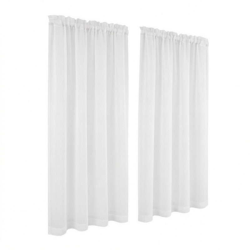 Artiss Blockout Curtains 2 Pack 132x160cm – Light Filtering Rod Pocket Drapes
