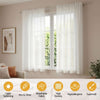 Artiss Blockout Curtains 2 Pack 132x160cm – Light Filtering Rod Pocket Drapes
