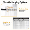 Artiss Blockout Curtains 2 Pack 132x160cm – Light Filtering Rod Pocket Drapes
