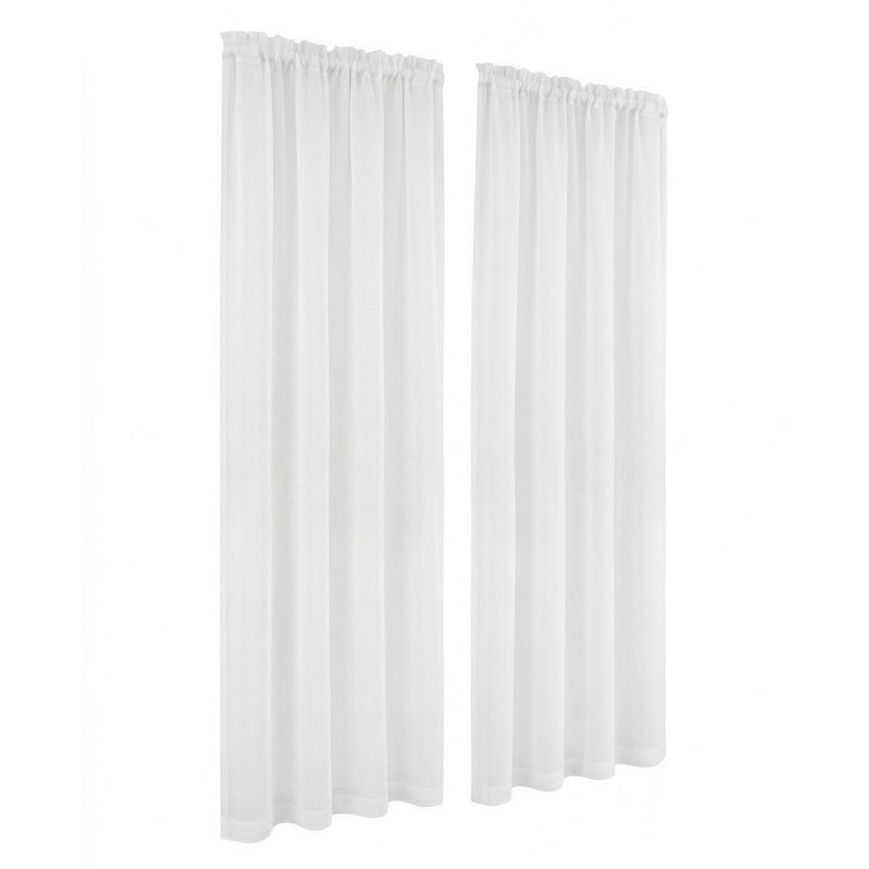 Artiss Blockout Curtains 2 Pack 132x213cm – Light Filtering Rod Pocket Drapes