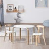 Keezi 3-Piece Kids Table & Chairs Activity Set