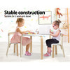 Keezi 3-Piece Kids Table & Chairs Activity Set