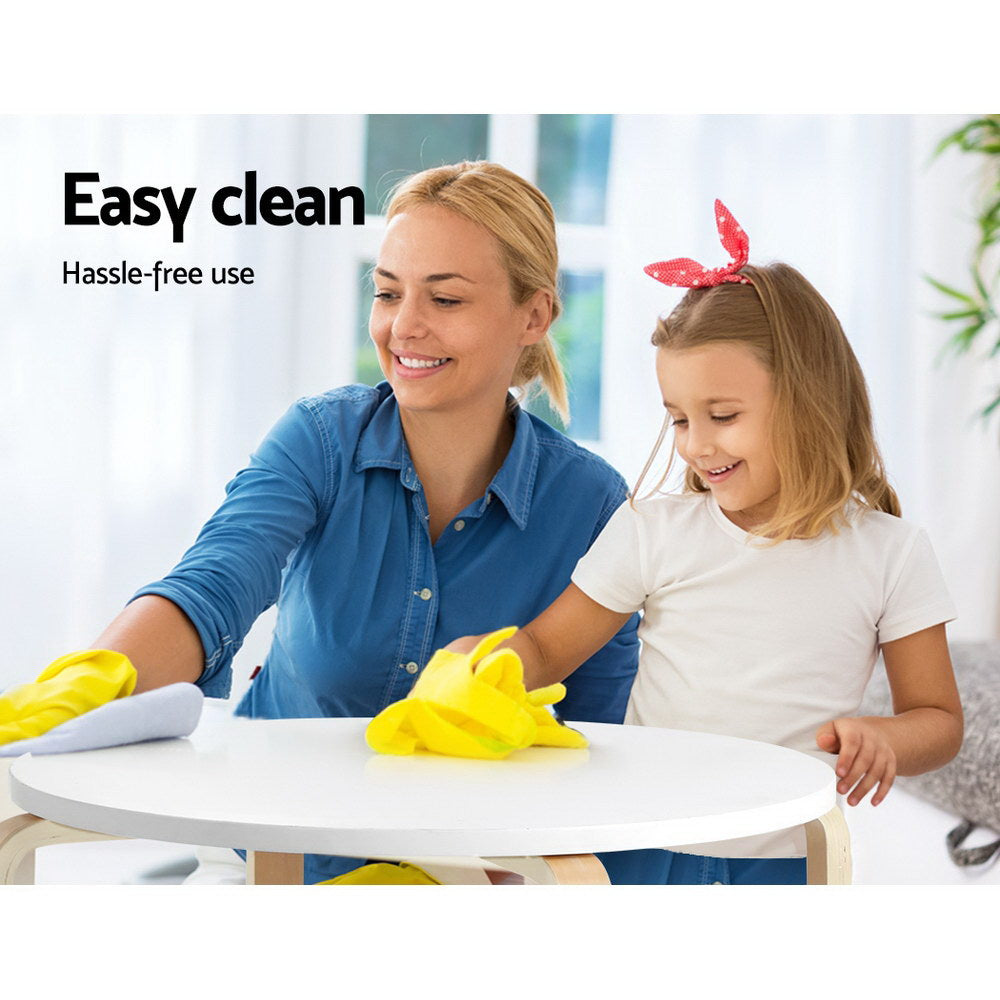 Keezi 3-Piece Kids Table & Chairs Activity Set