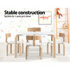 Keezi 5-Piece Kids Table & Chairs Activity Set