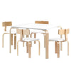Keezi 5-Piece Kids Table & Chairs Activity Set