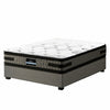 King Single Gas Lift Bed Frame with 36cm Giselle Mattress – Grey