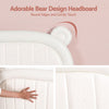 Artiss Kids King Single Bear Bed Frame – Beige White