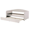 Artiss Velvet Daybed with Trundle Bed