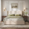 Artiss Queen Upholstered Bed Frame with 3 Storage Drawers