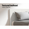 Artiss NEO Boucle Single Bed – White