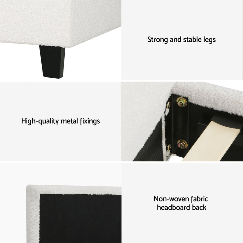 Artiss Single Bed Frame & Hybrid Mattress Set