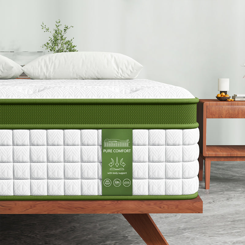 Artiss Single Bed Frame & Hybrid Mattress Set