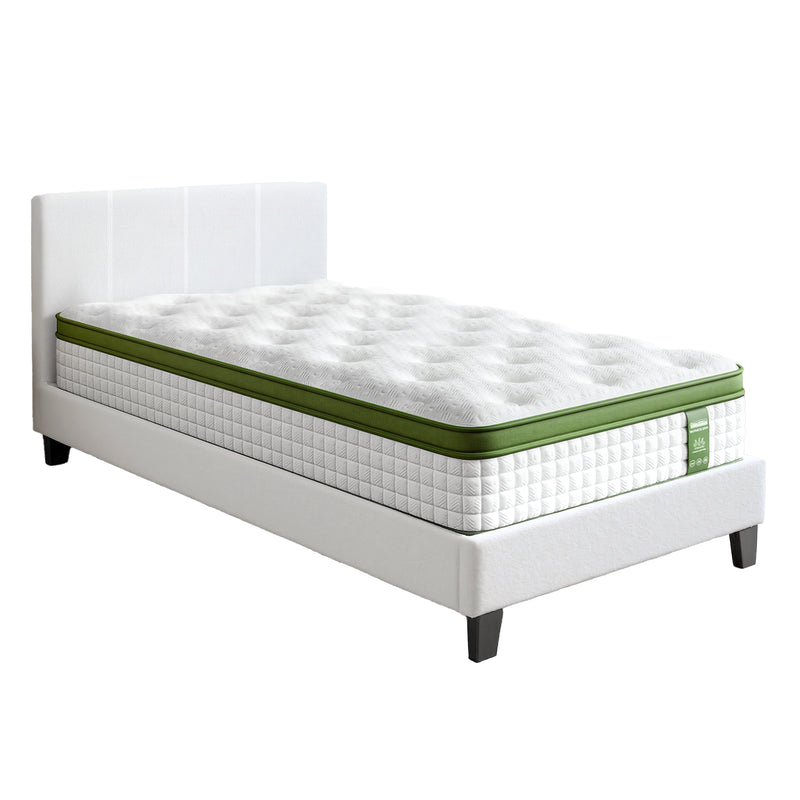Artiss Single Bed Frame & Hybrid Mattress Set