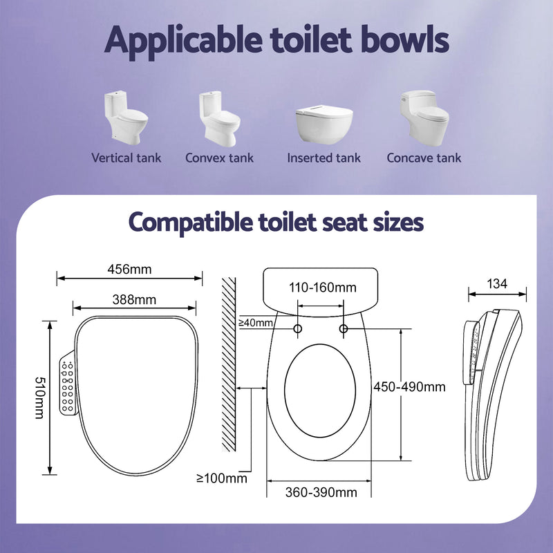 Cefito Heated Electric Bidet Seat