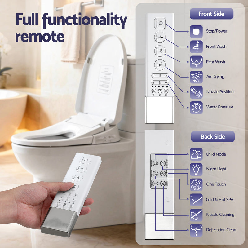 Cefito Electric Bidet Toilet Seat – Heated & Remote