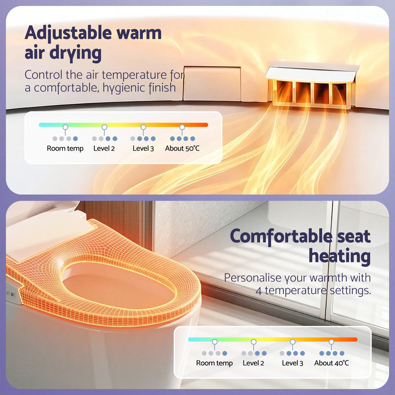 Cefito Electric Bidet Toilet Seat – Heated & Remote