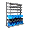 47-Bin Free-Standing Storage Rack – Steel Organiser Stand
