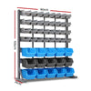 47-Bin Free-Standing Storage Rack – Steel Organiser Stand