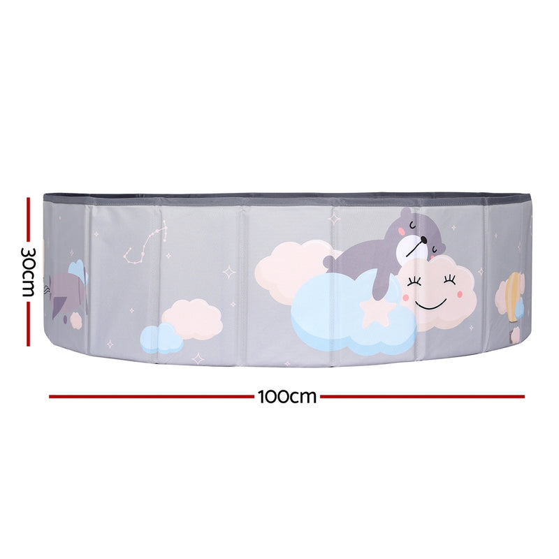 Kids Foldable Ball Pit Playhouse with Storage Bag