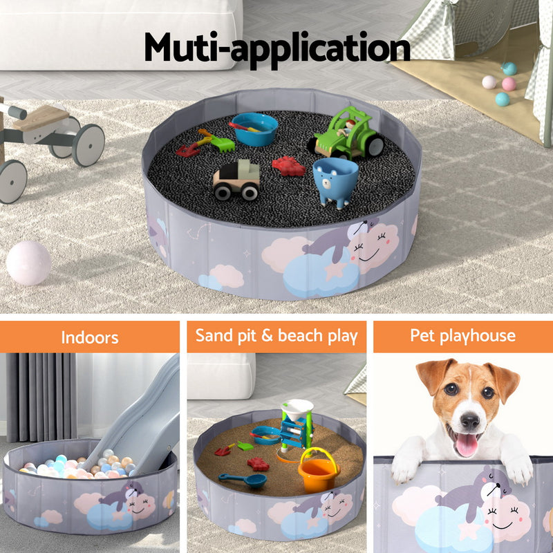 Kids Foldable Ball Pit Playhouse with Storage Bag