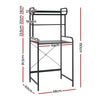 Artiss Over Toilet & Washer Storage Shelf – 3 Tier