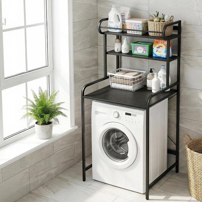 Artiss Over Toilet & Washer Storage Shelf – 3 Tier