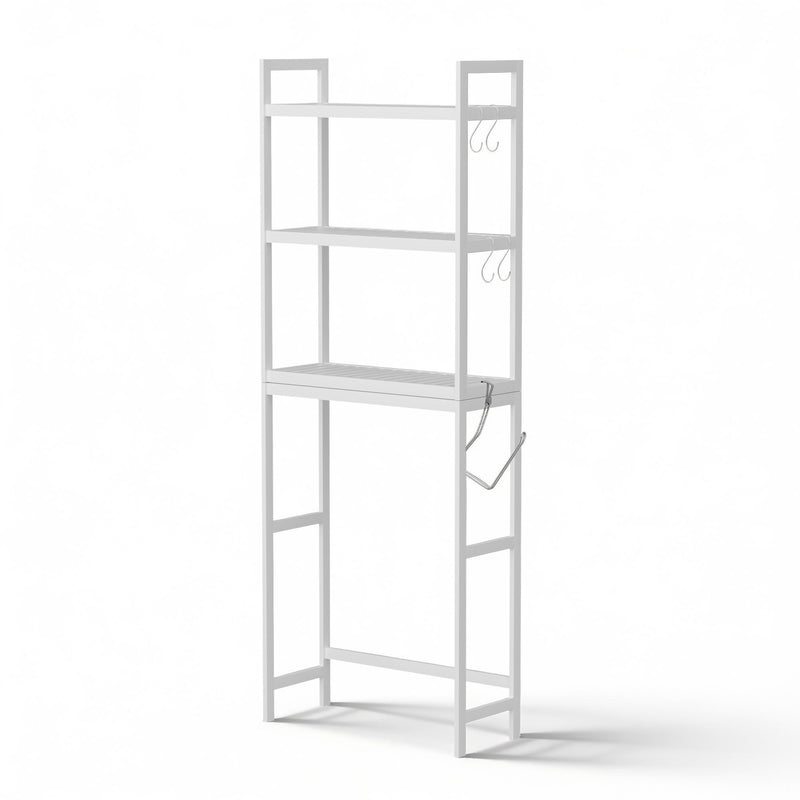 Artiss 3-Tier Over Toilet Bathroom Storage Rack – White