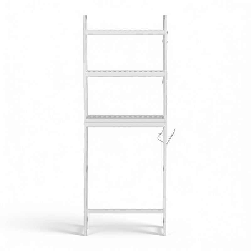 Artiss 3-Tier Over Toilet Bathroom Storage Rack – White