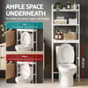 Artiss 3-Tier Over Toilet Bathroom Storage Rack – White