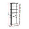 Artiss 4-Tier Over Toilet Bathroom Storage Rack – White
