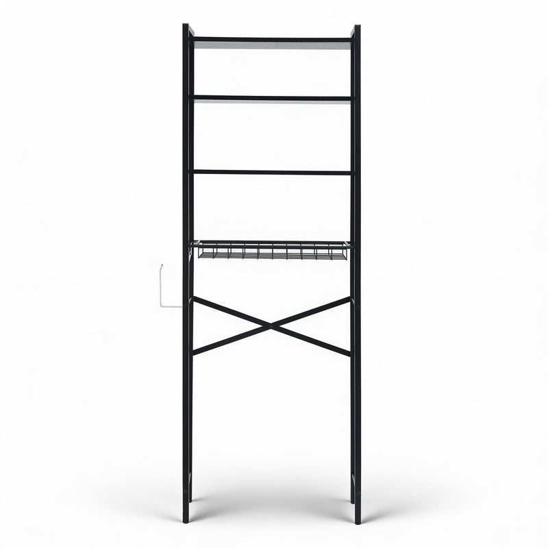 Artiss 4-Tier Over Toilet Bathroom Storage Rack – White